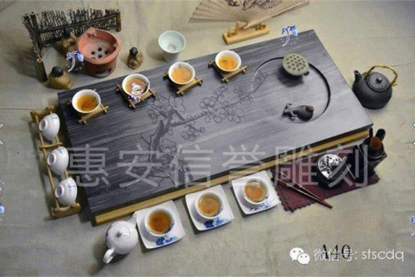 Stone tea tray