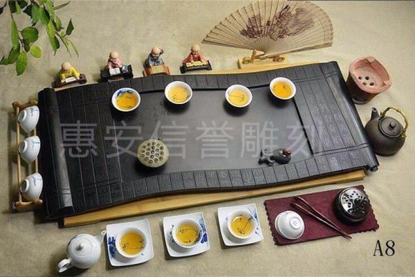 Stone tea tray